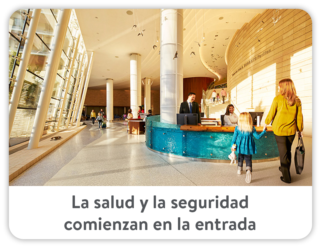 La salud y la seguridad comienzan en la entrada