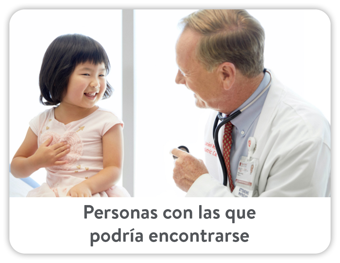 Personas con las que podría encontrarse