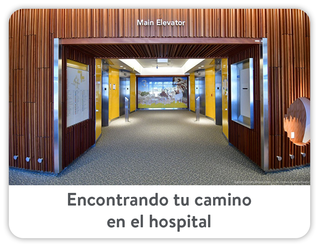 Encontrando tu camino en el hospital